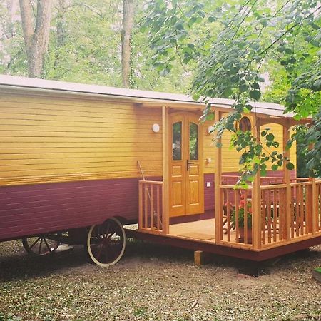 Chambres D'Hotes Et Roulotte Au Bonheur Du Parc Le Breuil  Buitenkant foto