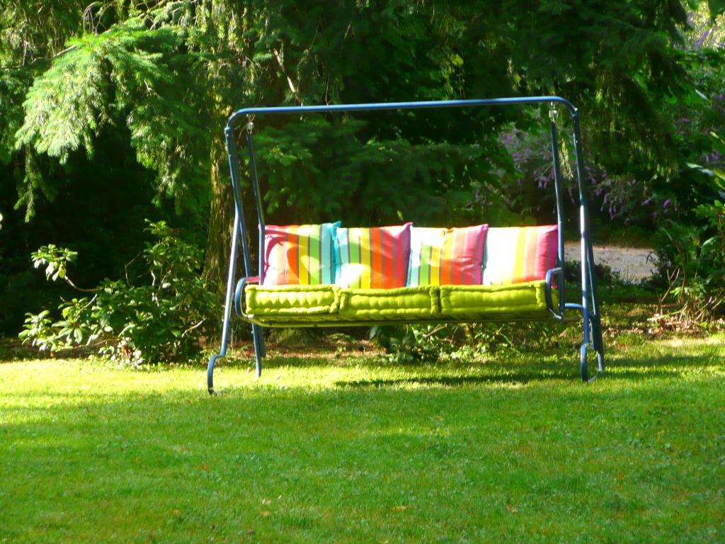 Chambres D'Hotes Et Roulotte Au Bonheur Du Parc Le Breuil  Kamer foto